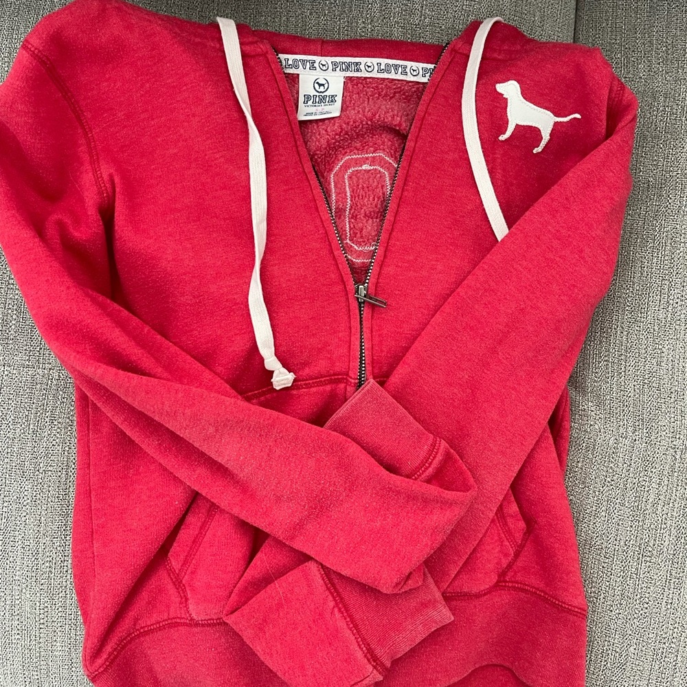 Love pink Victoria’s Secret zip up size small